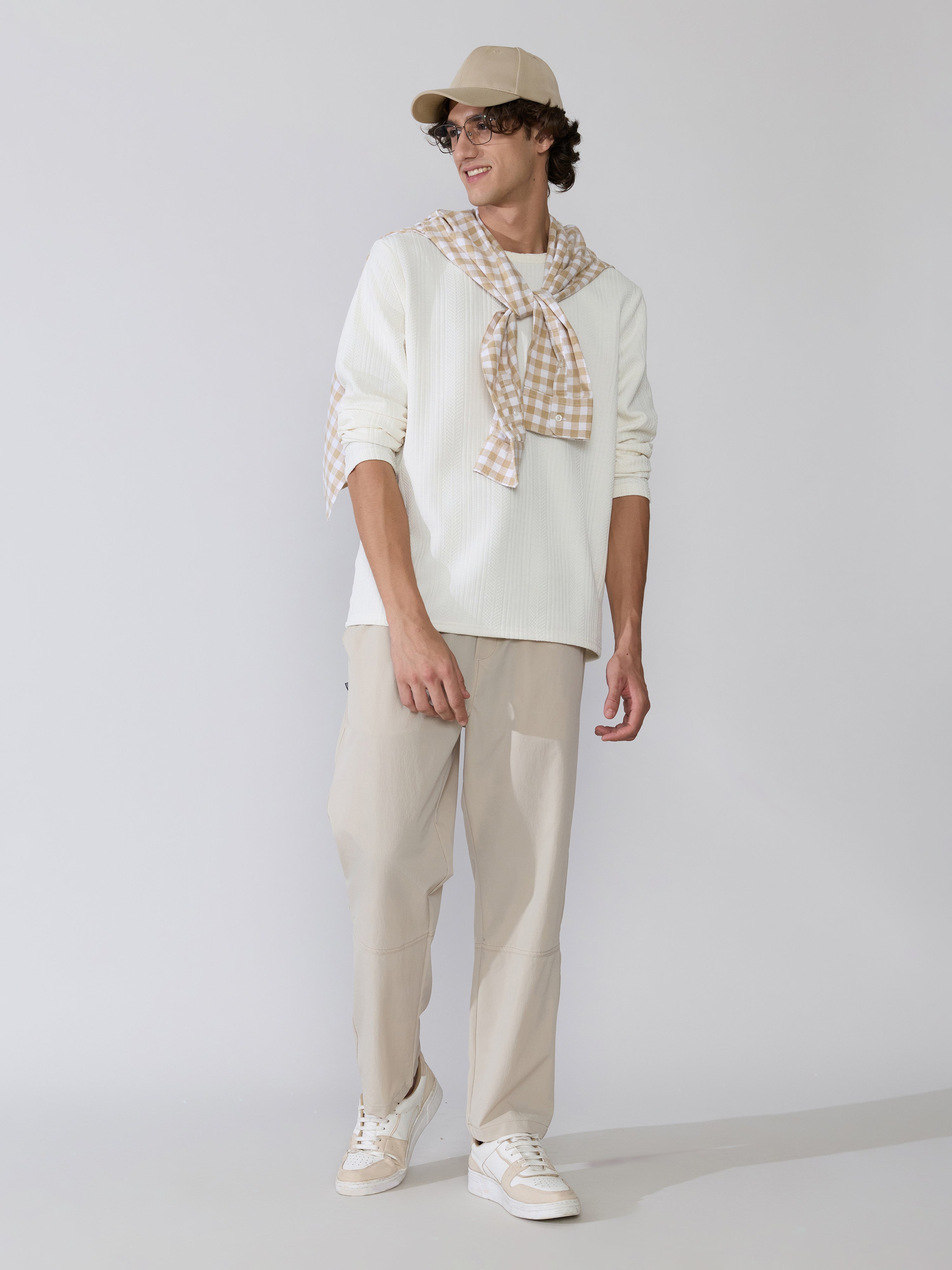 Hush - Loose Fullsleeve Tshirt - Snow White