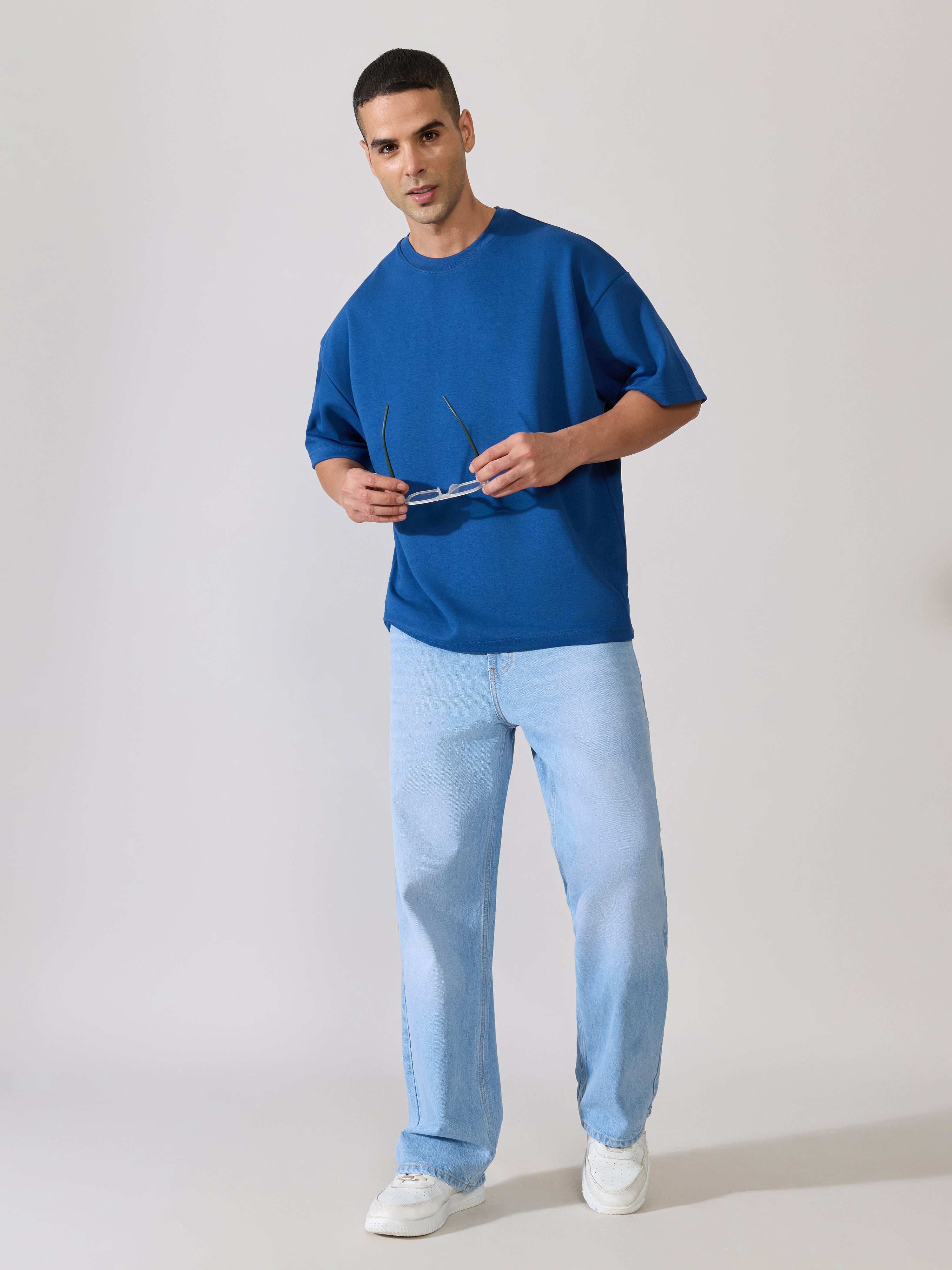 Modoin - Wide Fit Jeans - Blue