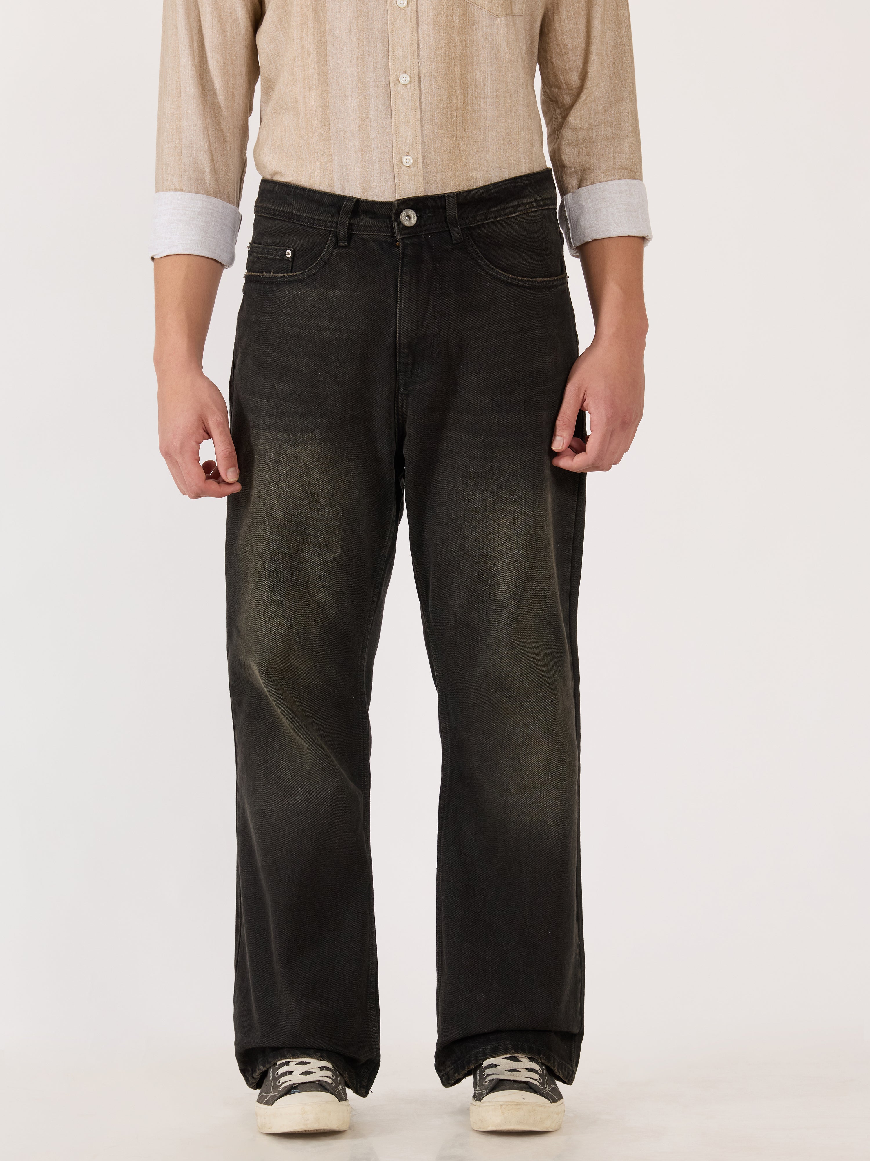 Leifer - Flared Fit Jeans - Black Shade