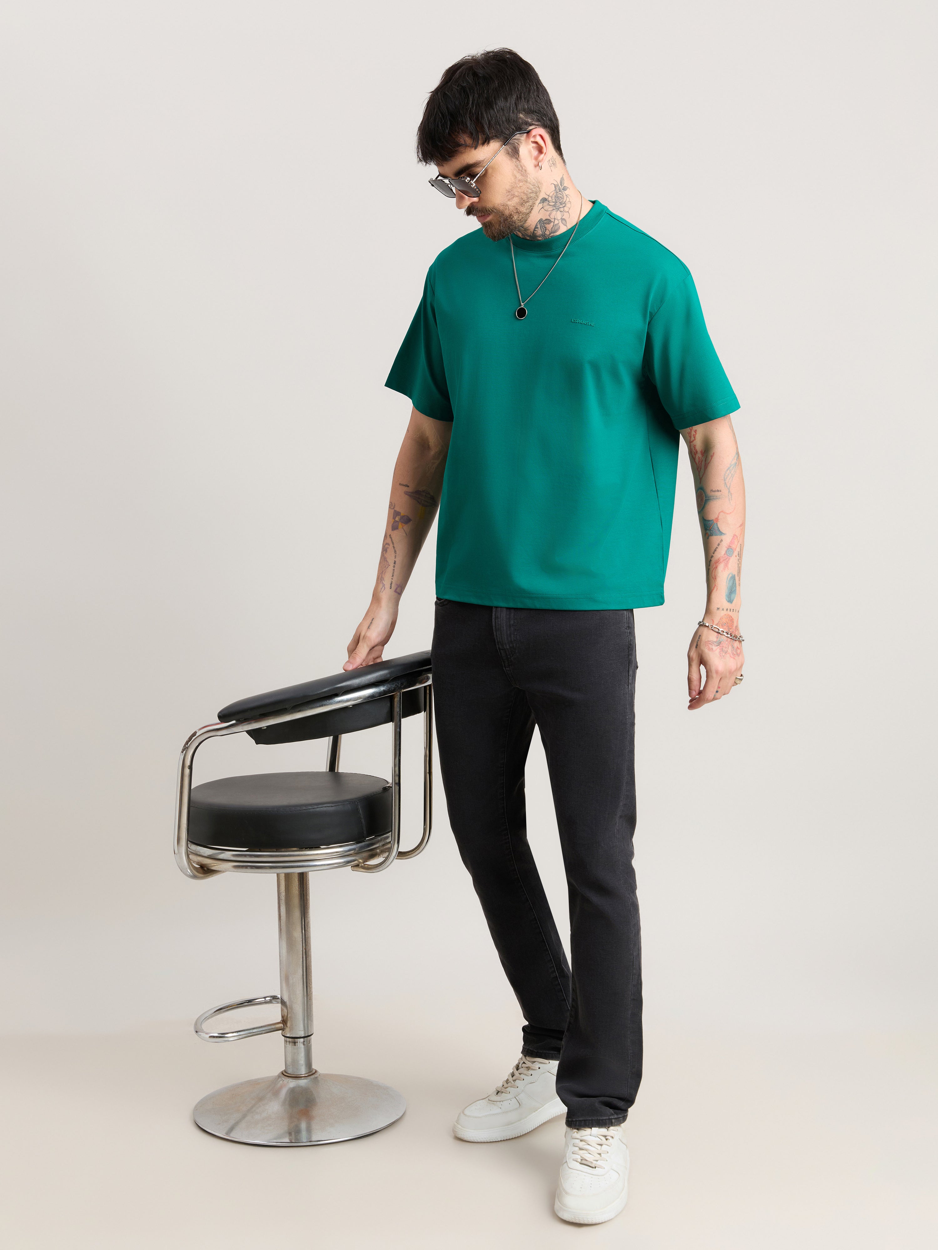 Nora - Loose Fit T-Shirt - Jolly Green