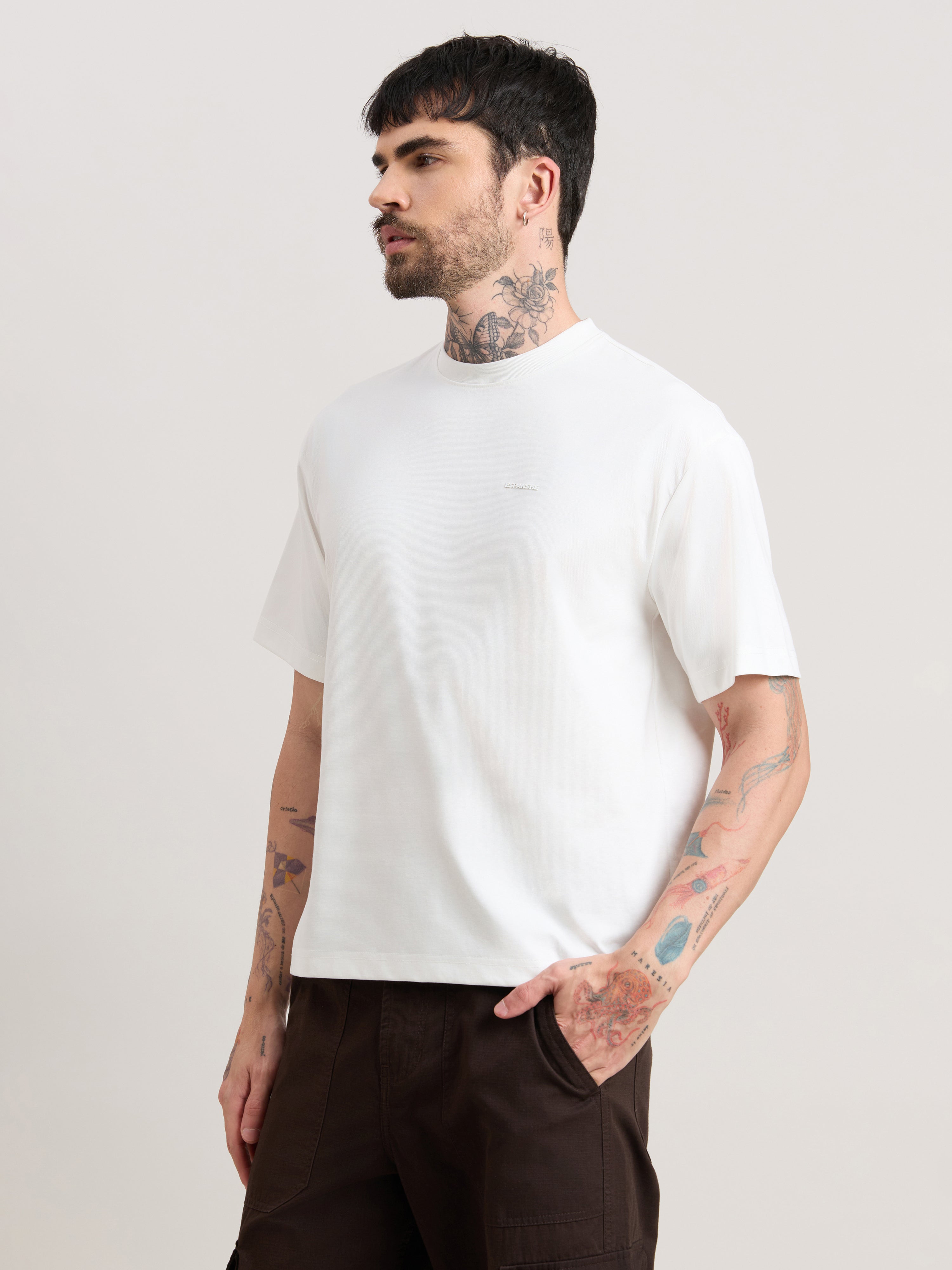 Nora - Loose Fit T-Shirt - White