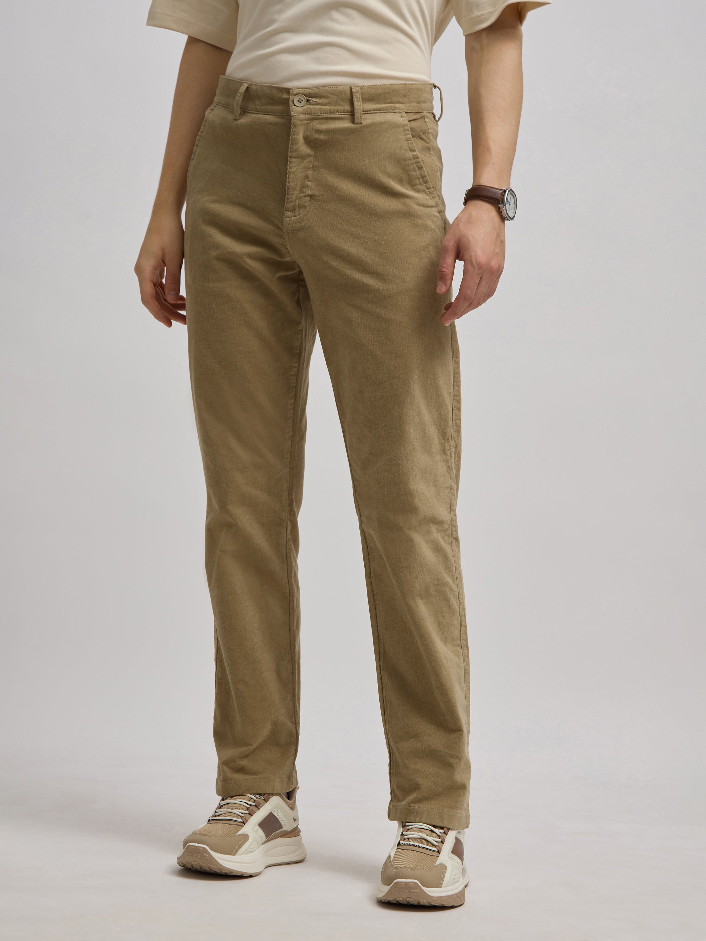 Holden - Comfort Fit Corduroy Pant - Khaki