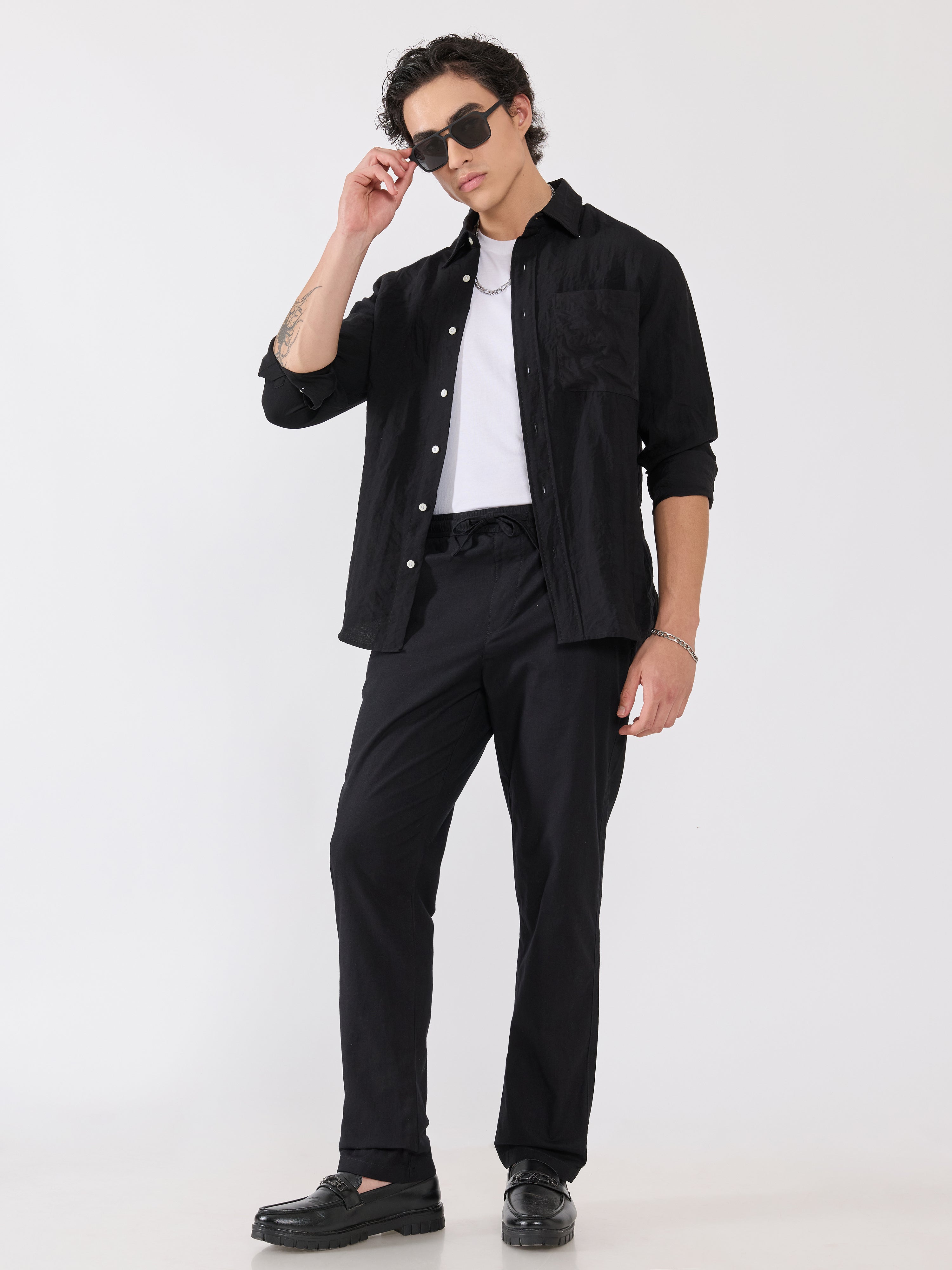 Grantham - Relaxed Fit  Joggers - Black