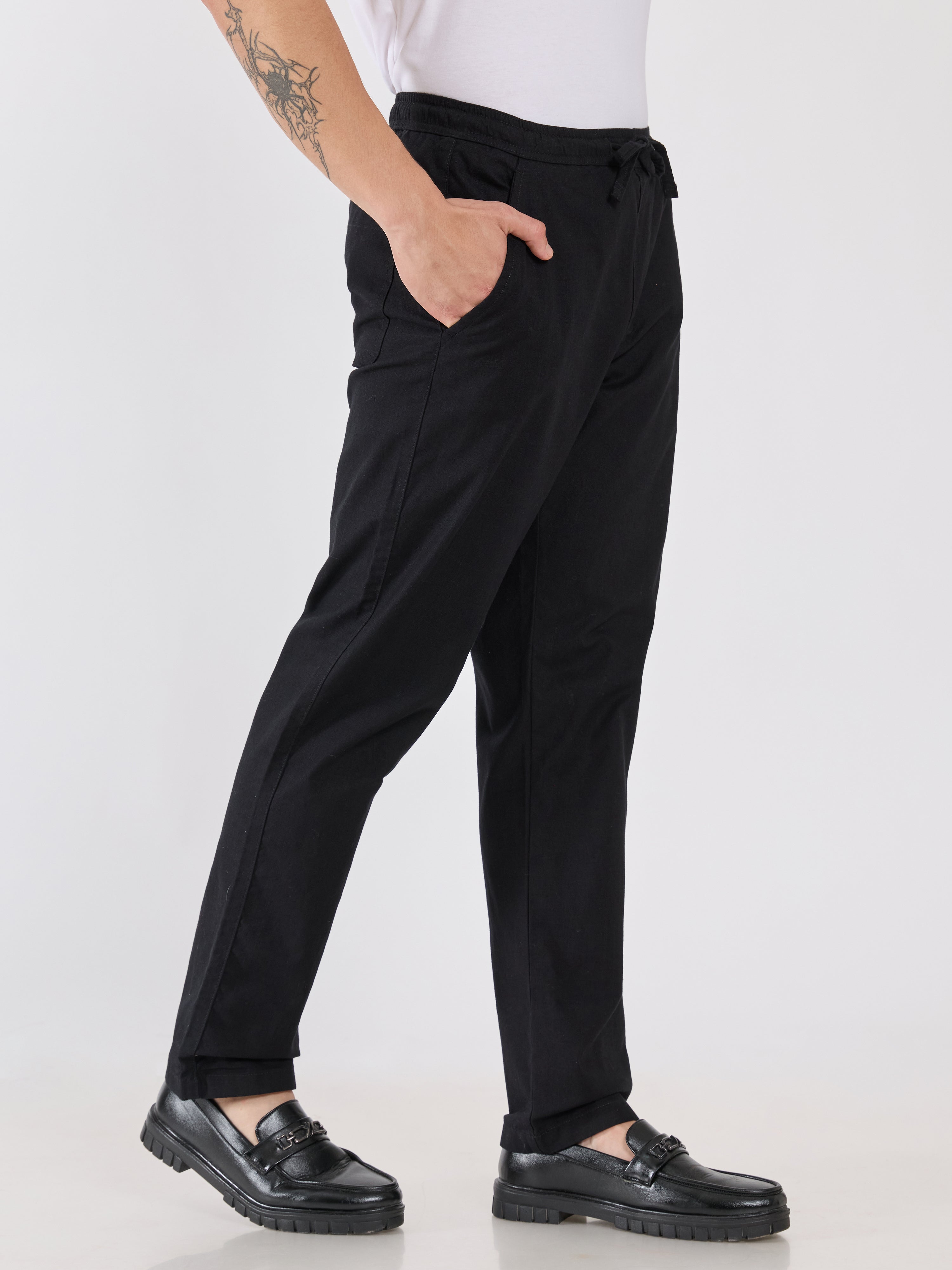 Grantham - Relaxed Fit  Joggers - Black