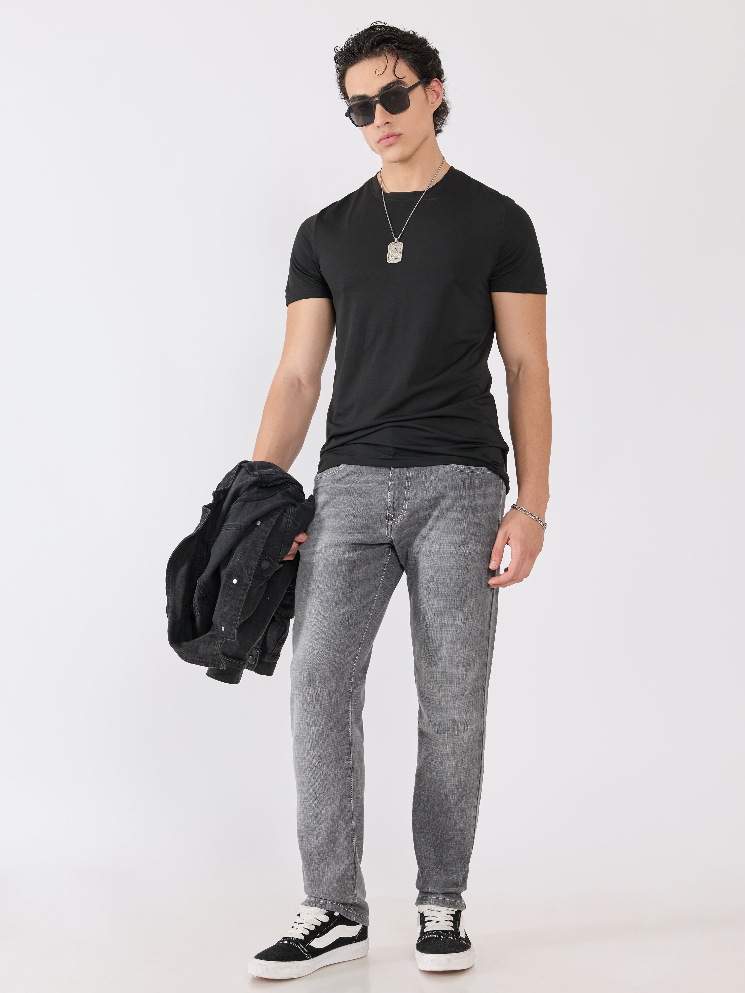 Santo - Skinny Fit Jeans - Grey
