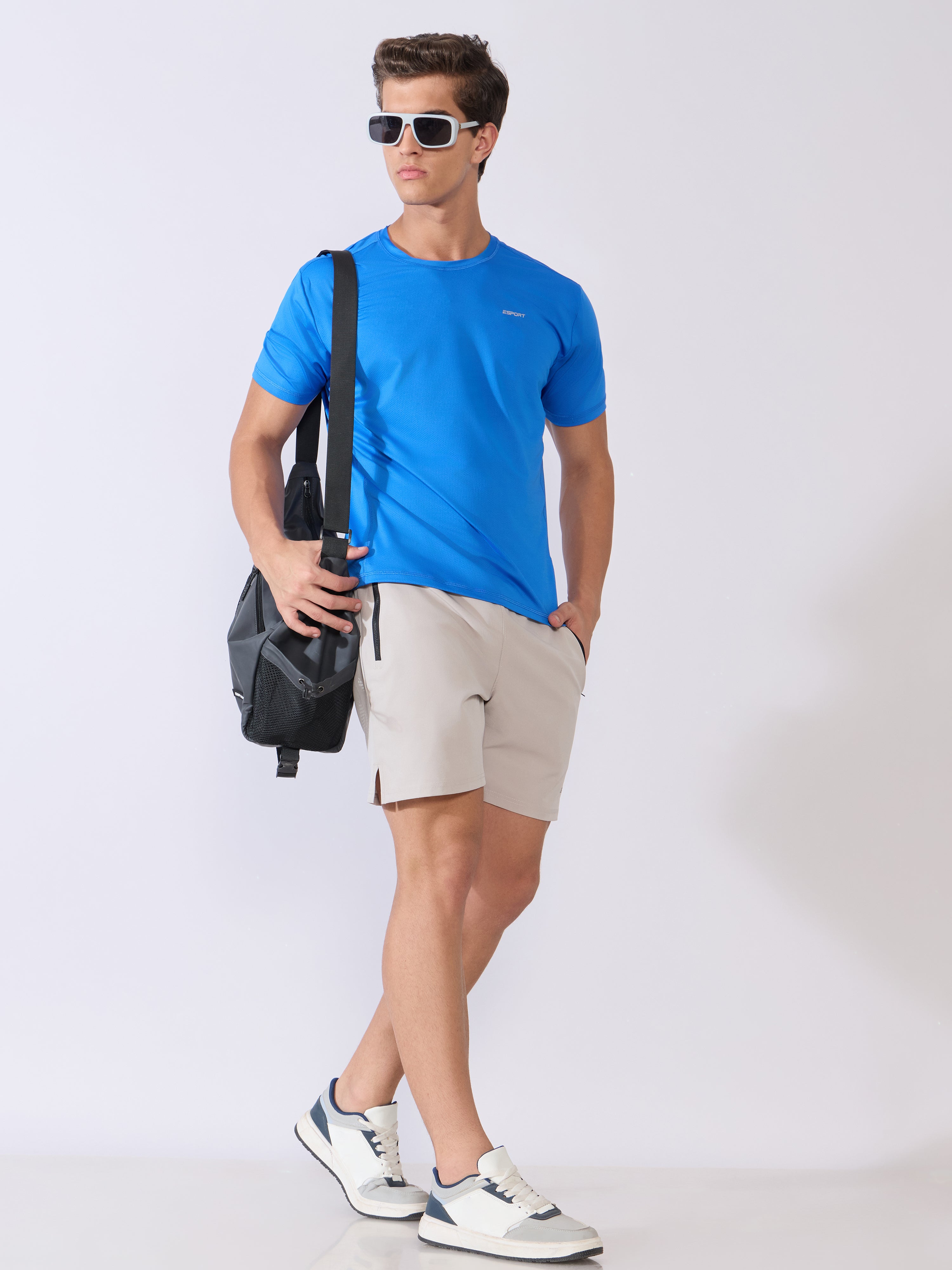 Ash - Sport Fit T-Shirt - Blue