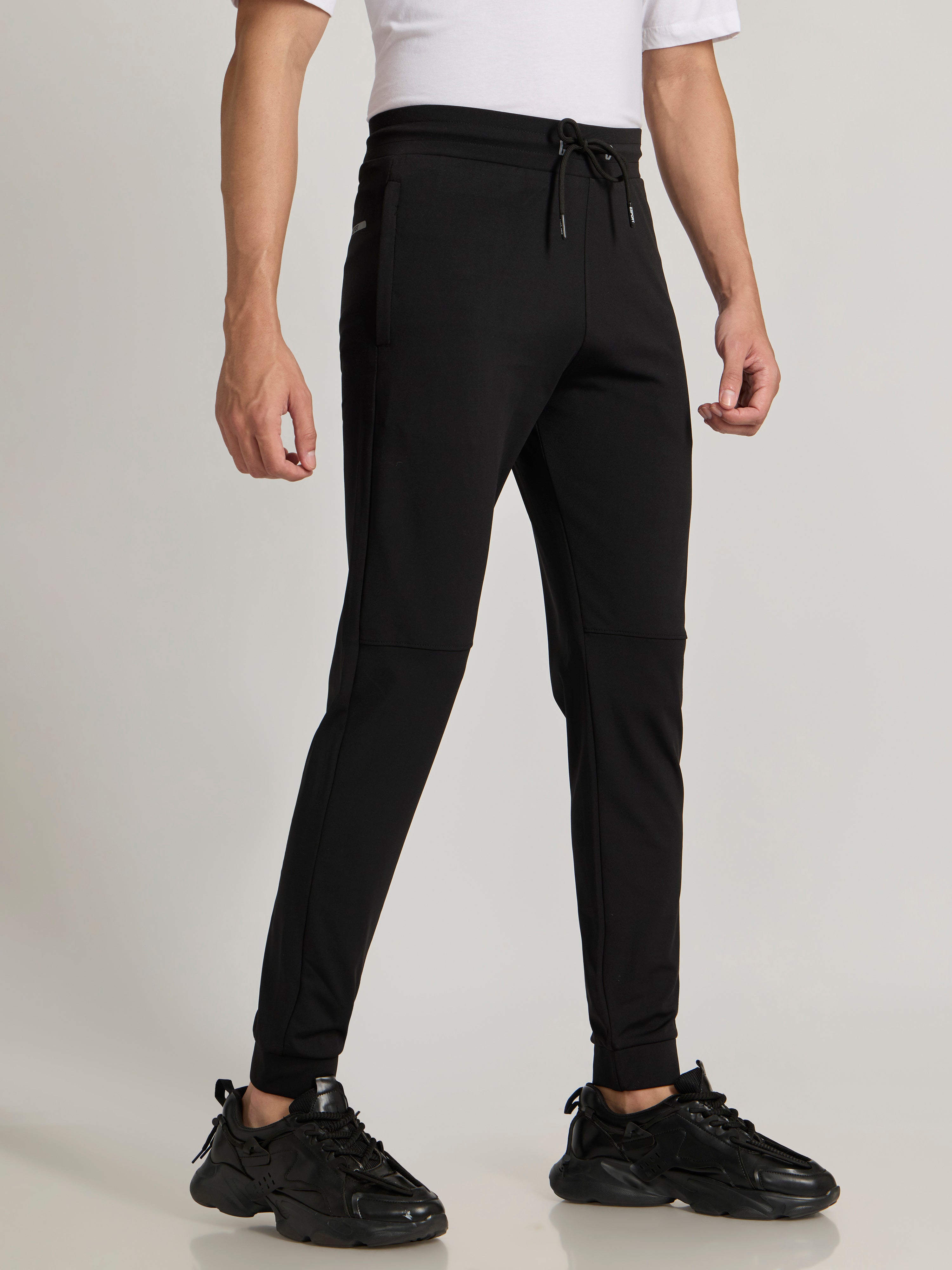 Alethea - 4-Way Track Suit with Cuff - Black