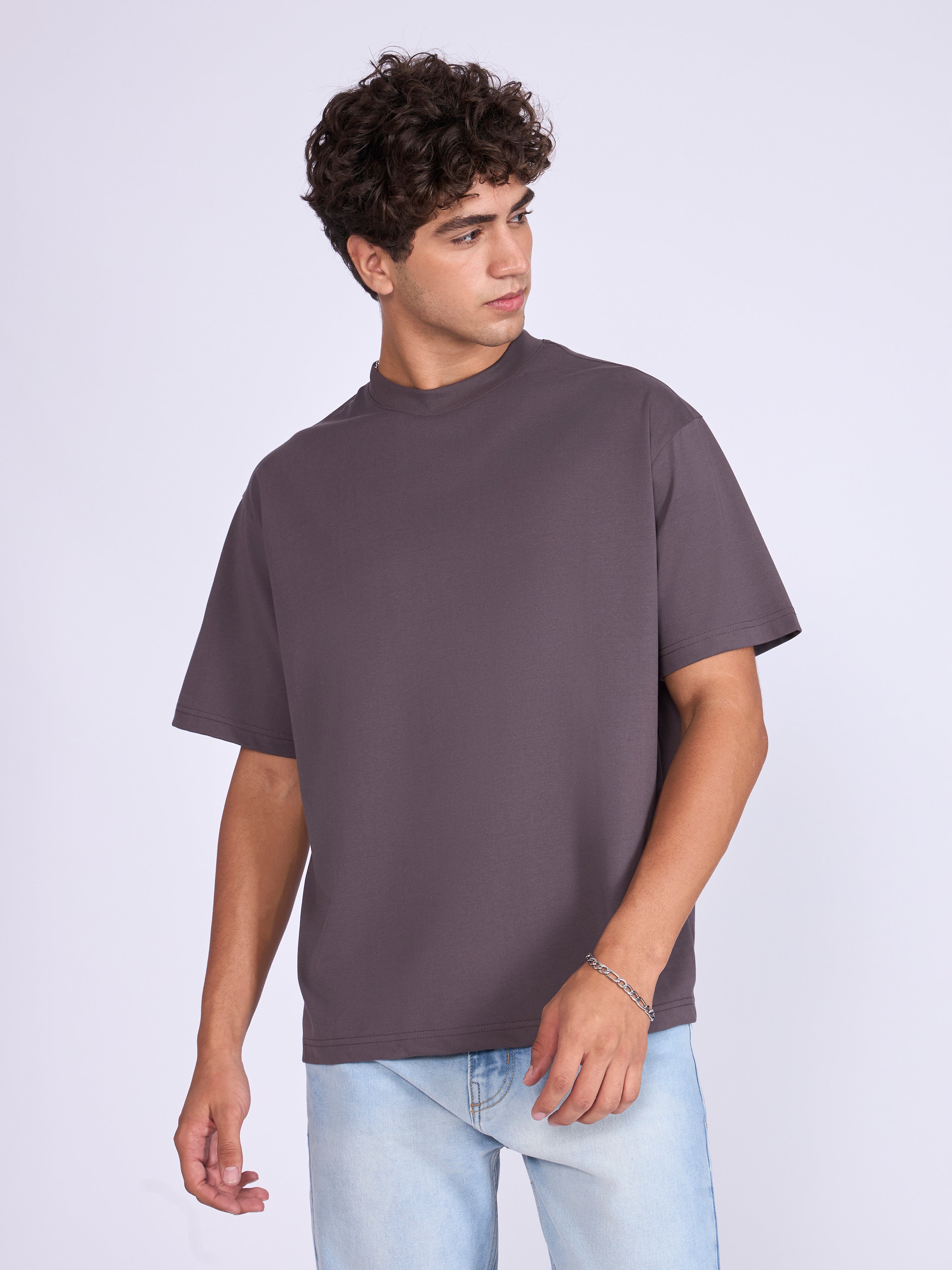 Stirling - Loose Fit T-Shirt - Ground Coffee