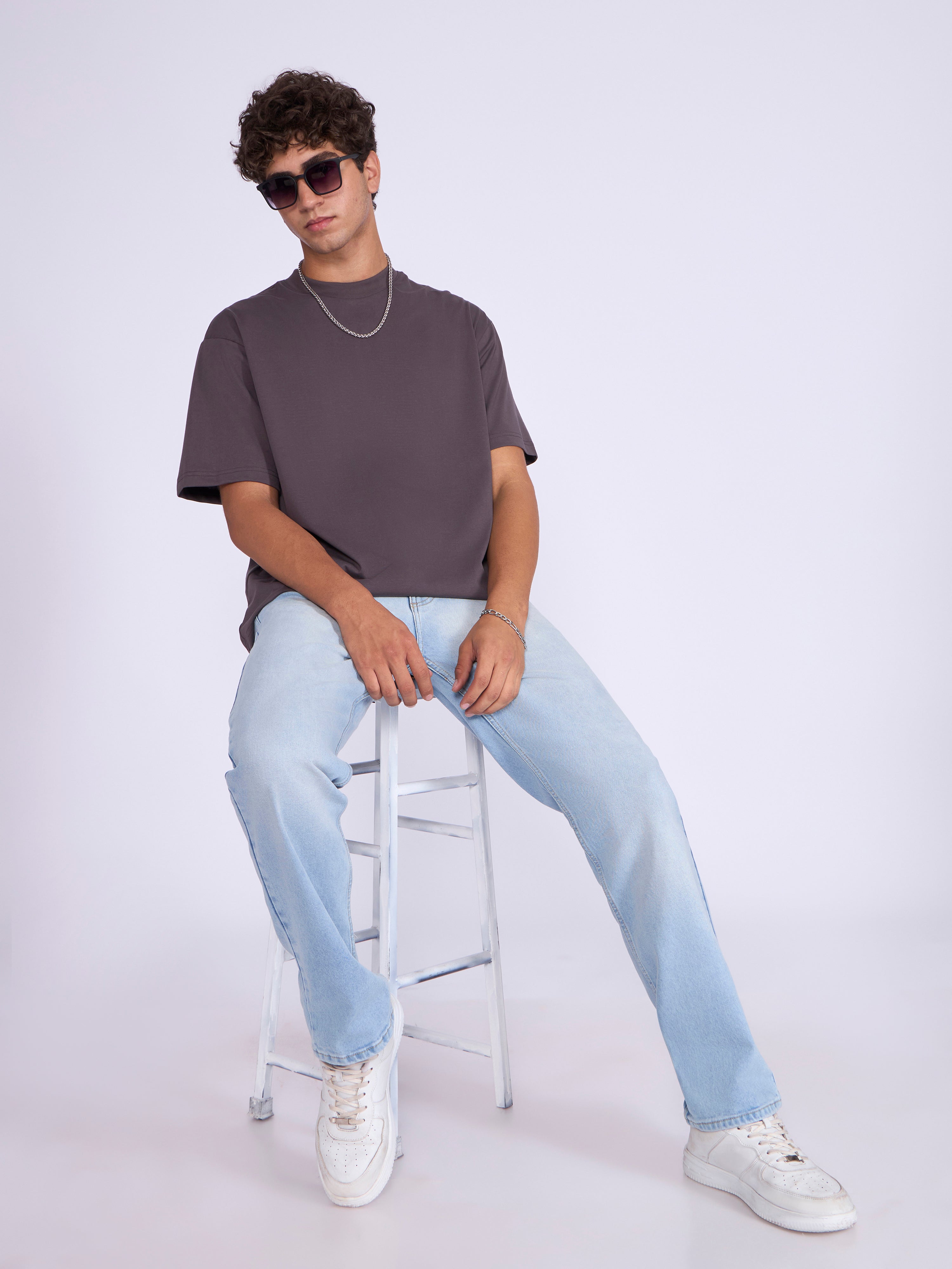 Stirling - Loose Fit T-Shirt - Ground Coffee