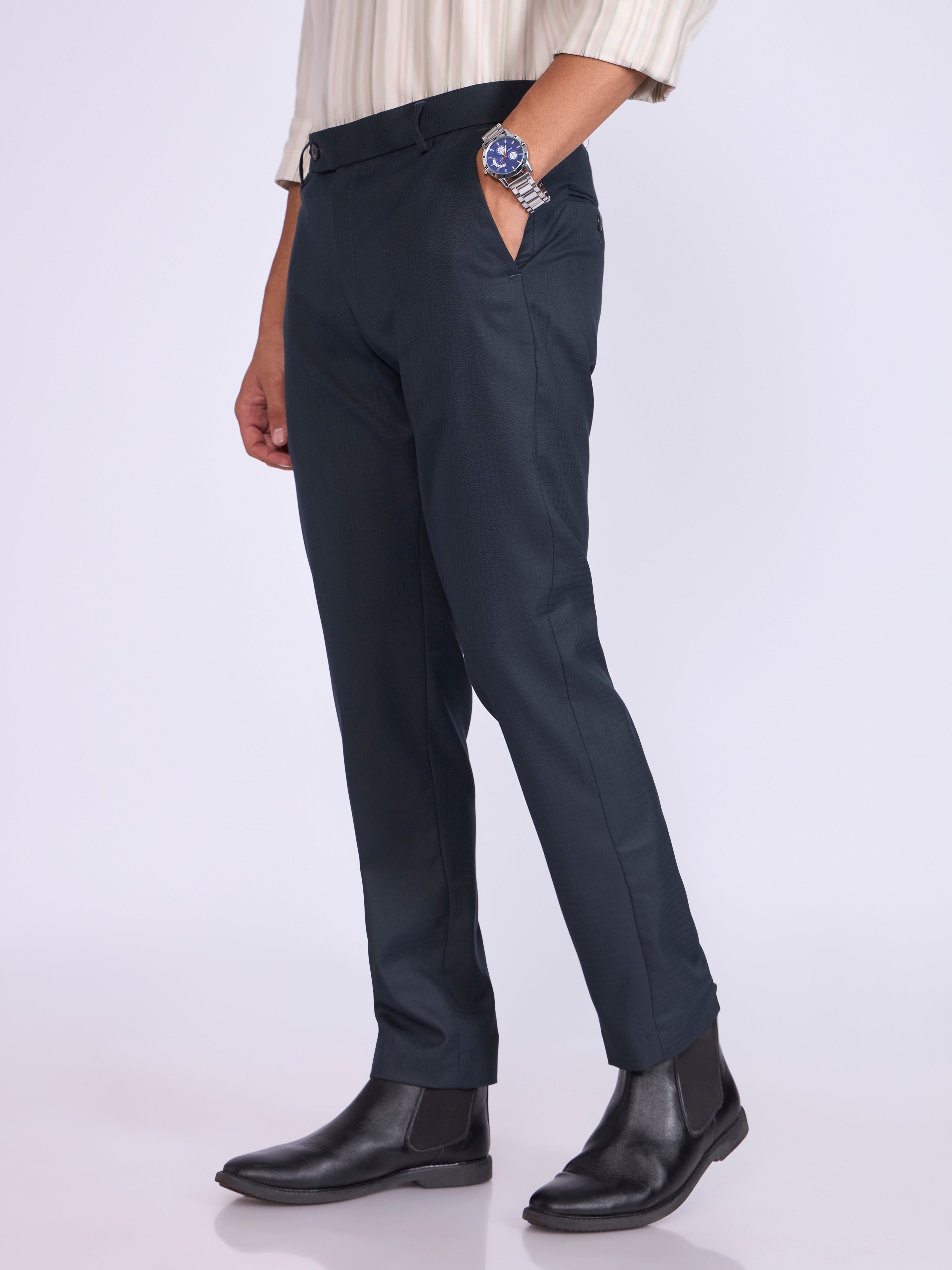 Valentin - Skinny Fit Formal Pant - Navy
