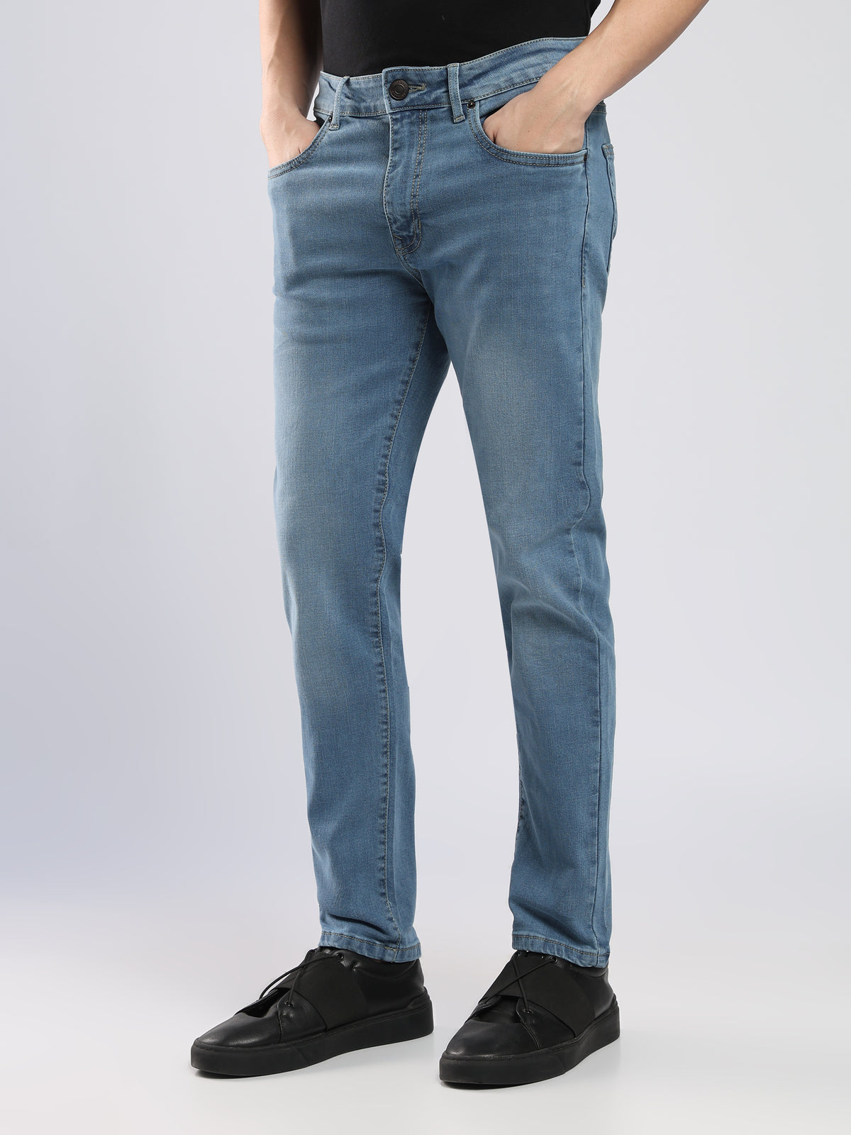 Velocity - Skinny Fit Jeans - Light Blue