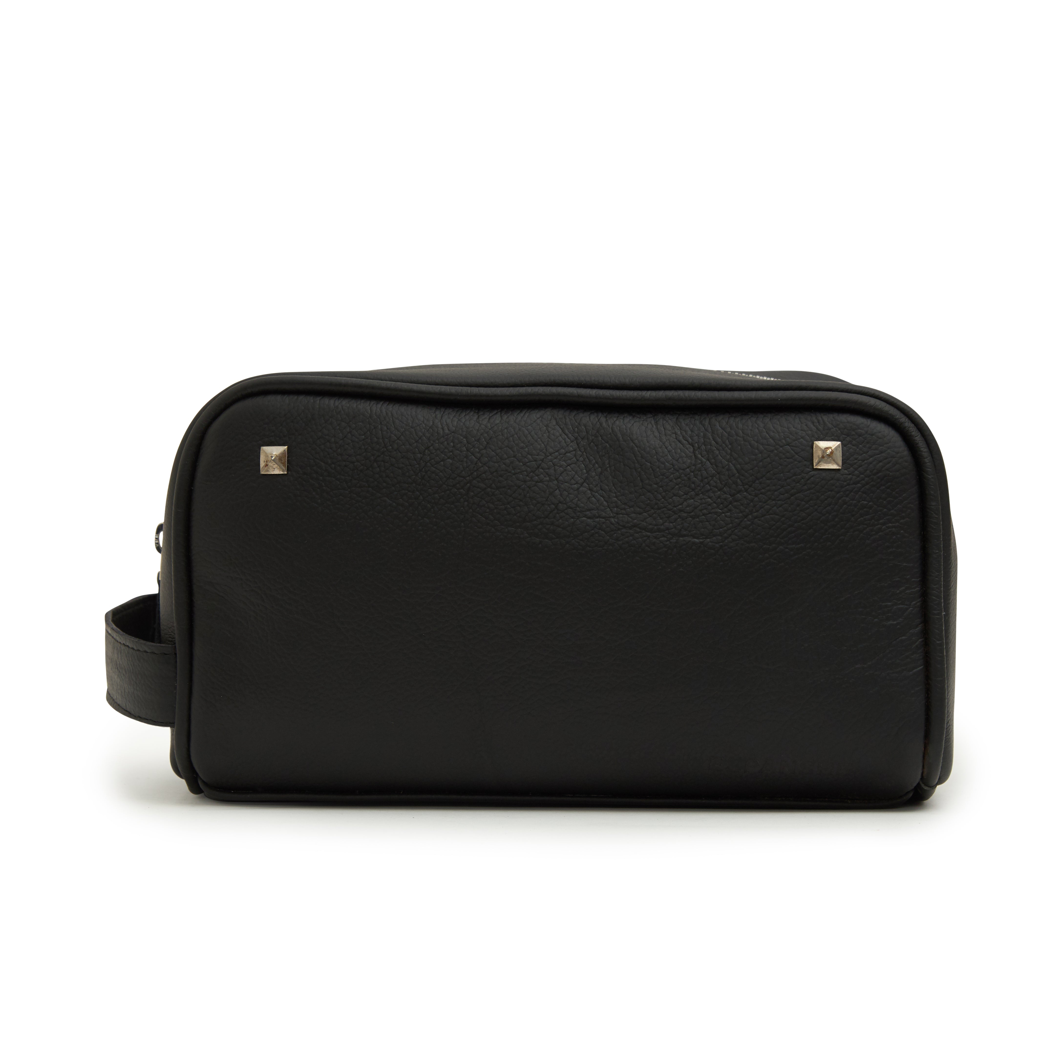 Godfrey - Minimalistic Leather Bag - Black