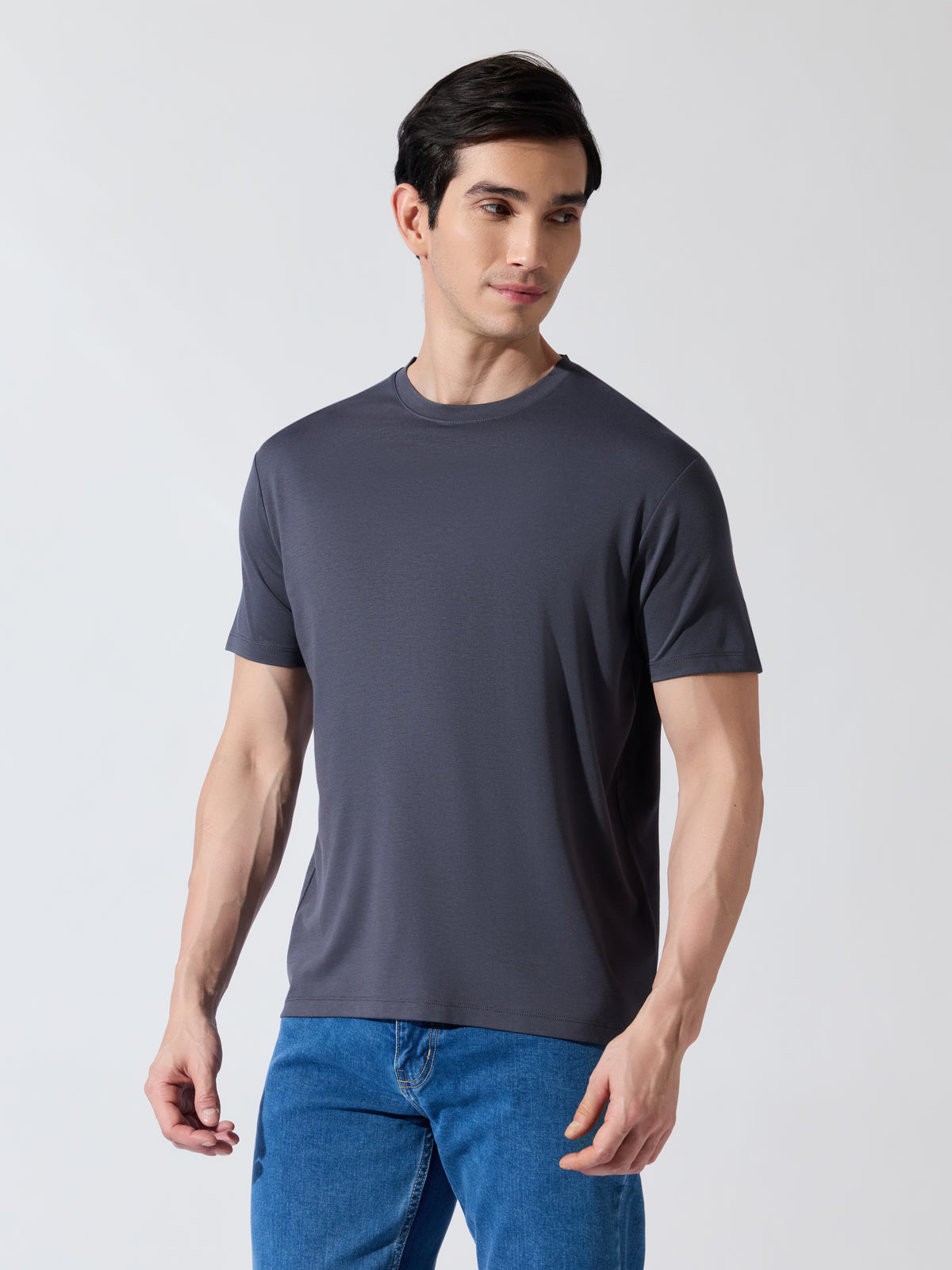 Lefira - Slim Fit T-Shirt - Grey