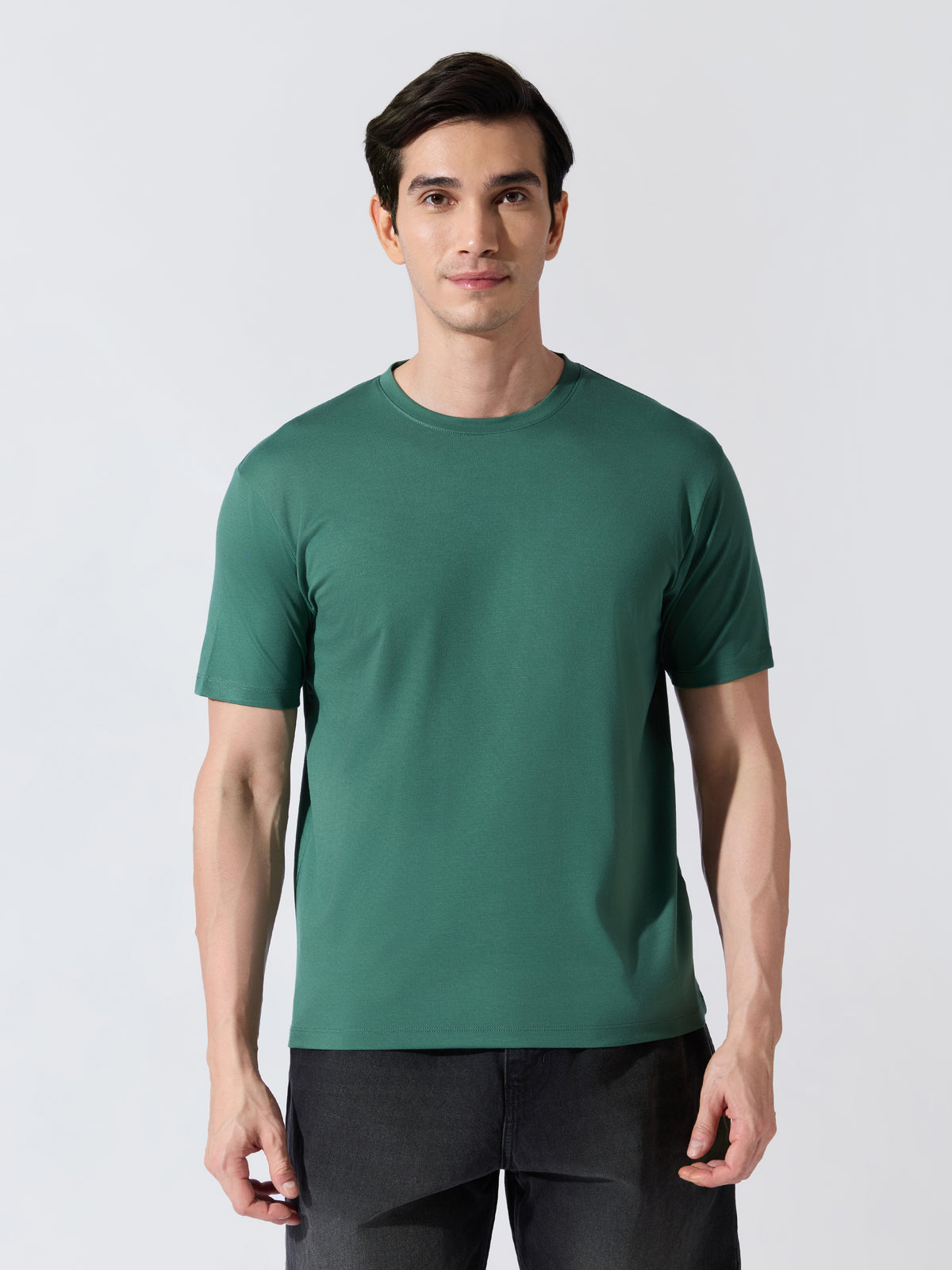Lefira - Slim Fit T-Shirt - Dark Green