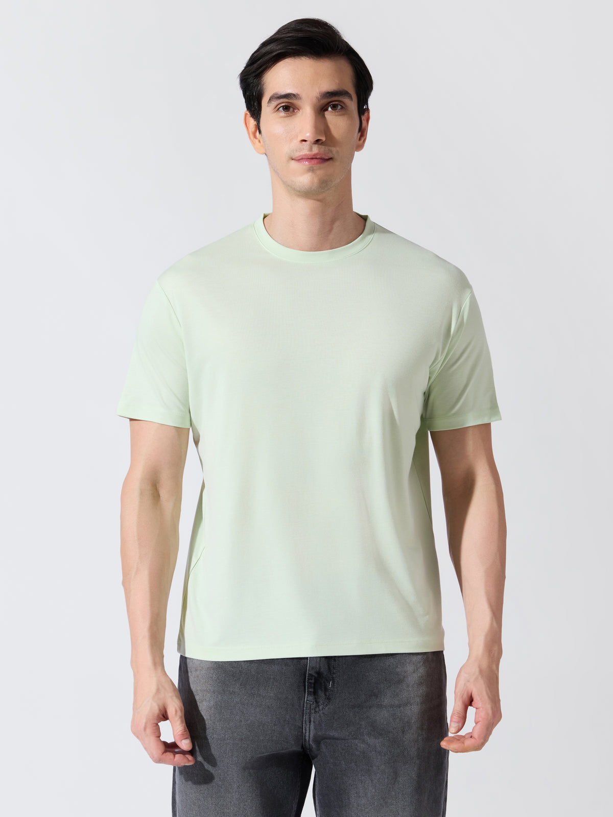 Lefira - Slim Fit T-Shirt - Light Green