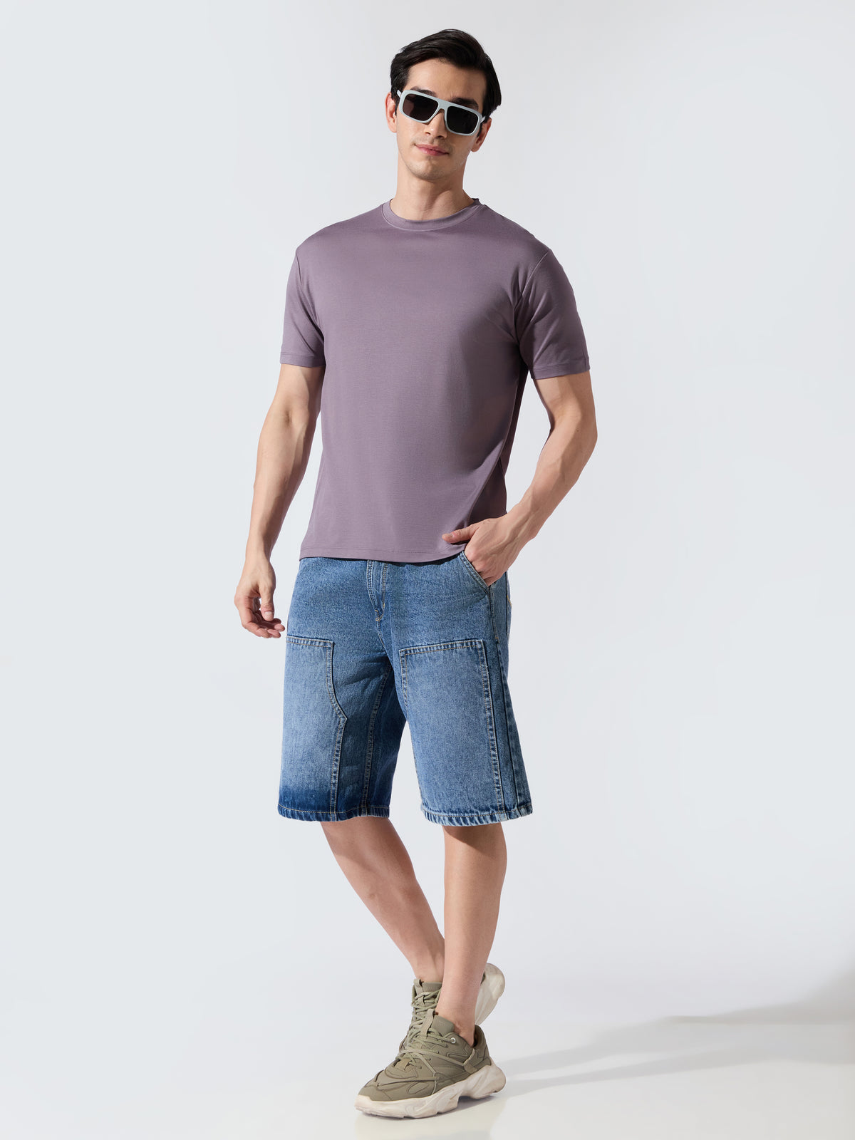 Lefira - Slim Fit T-Shirt - Purple