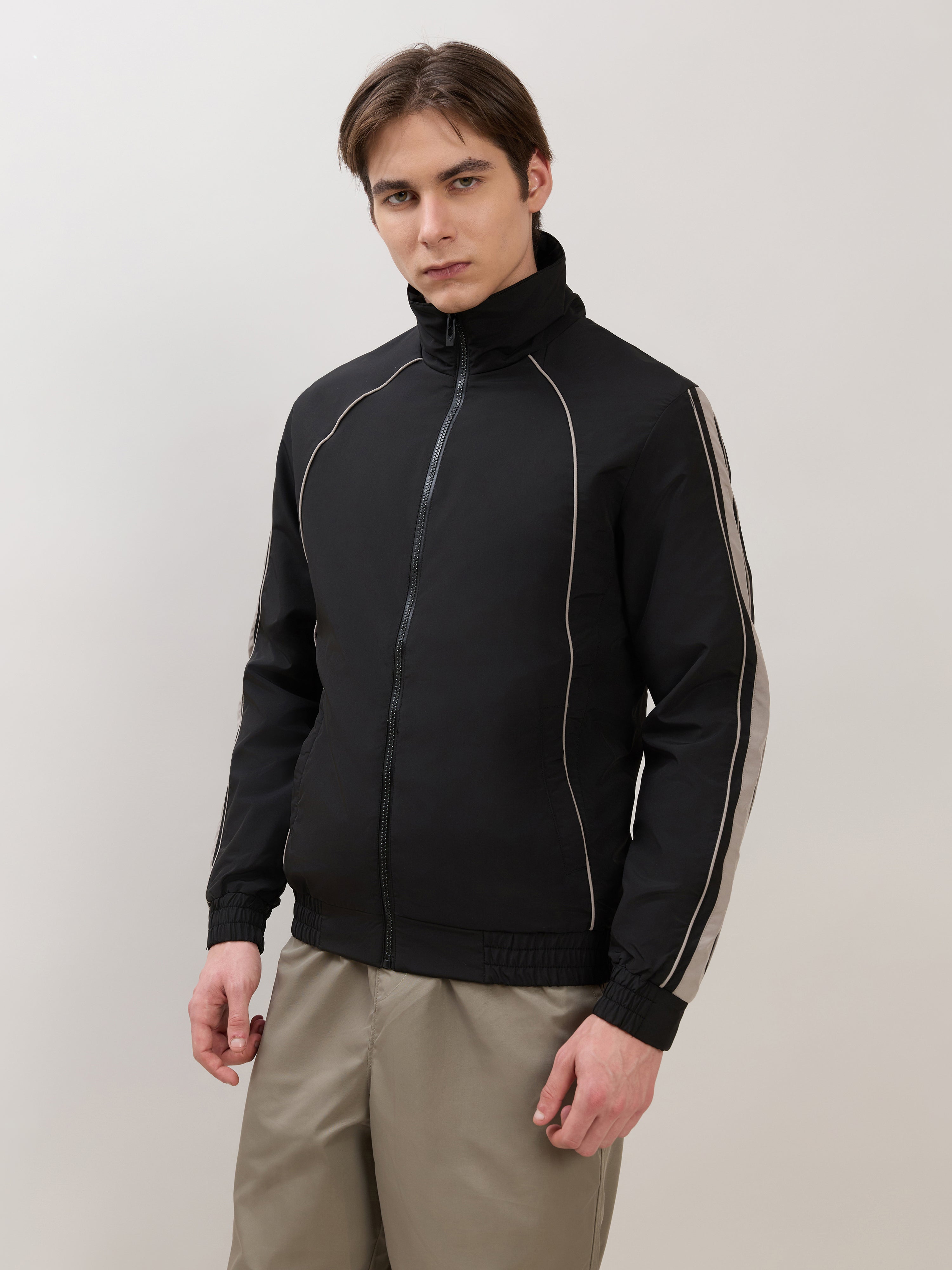 Mystic - Regular Track Jacket - Black
