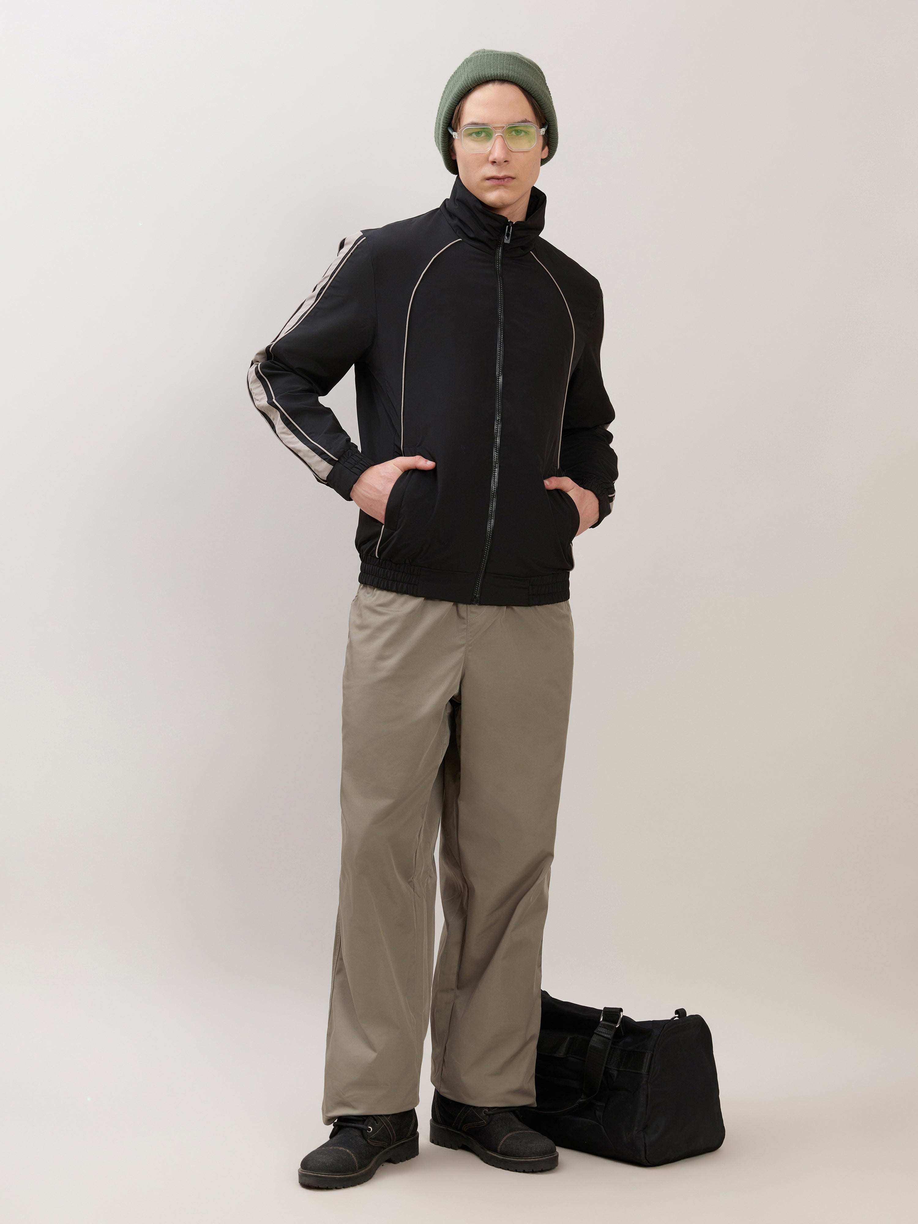 Mystic - Regular Track Jacket - Black