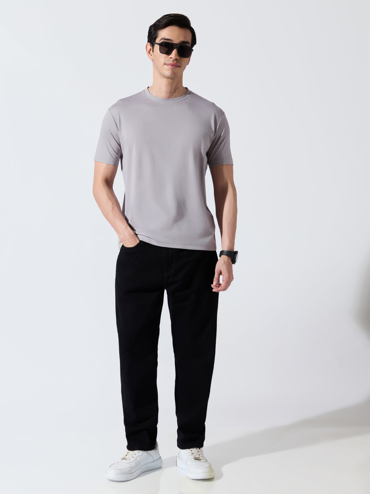 Zenoo - Slim Fit T-Shirt - Light Grey