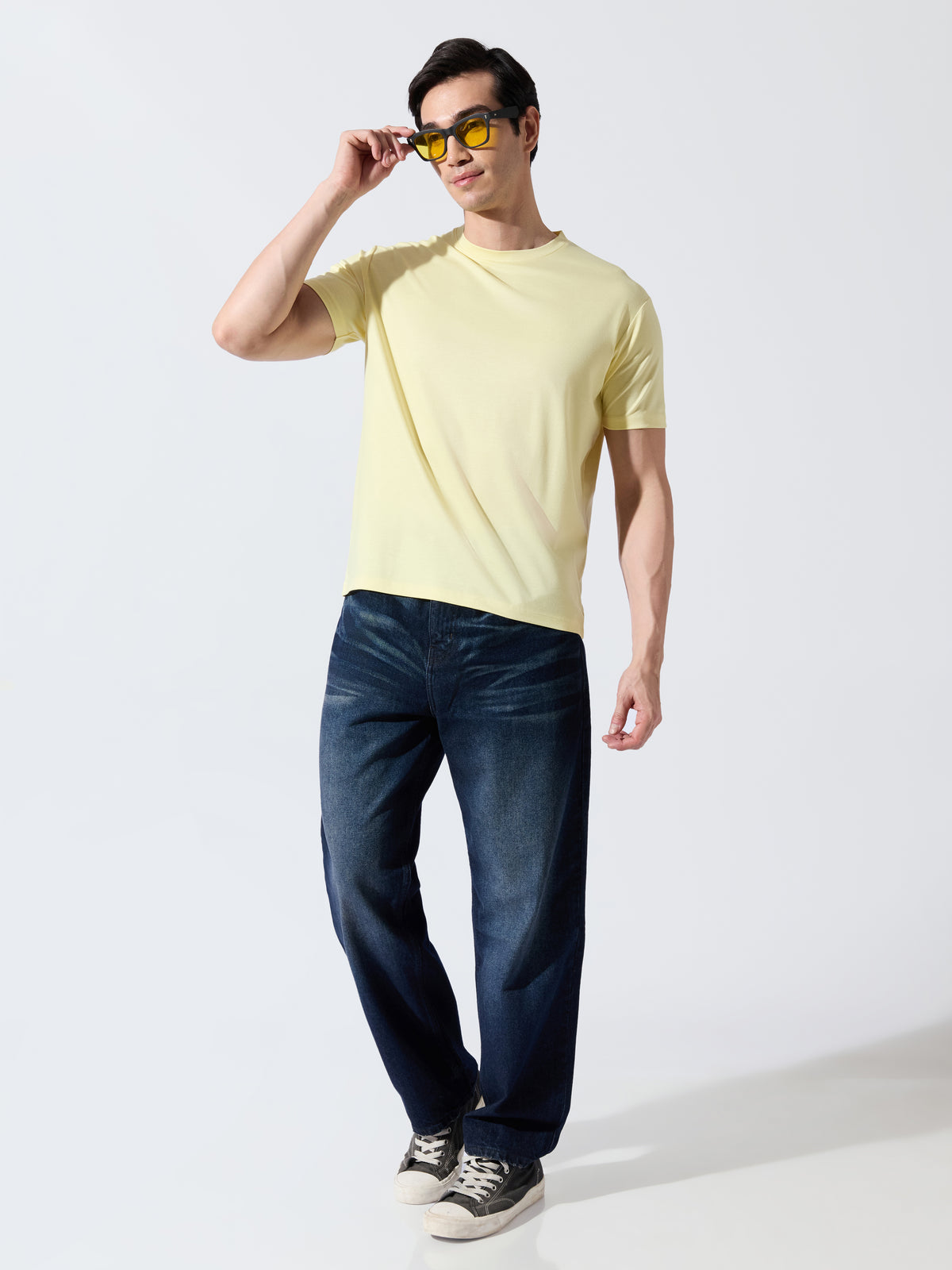 Zenoo - Slim Fit T-Shirt - Yellow